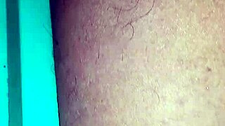 Transexual sucks my dick and I fuck her in the kitchen, close asshole view