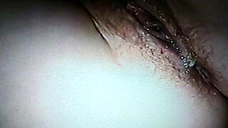 her cum drips outta dildo-pounded wife in homemade vid