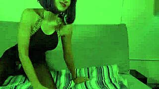 just made this amateur home video with blonde leya savana and a huge bbc