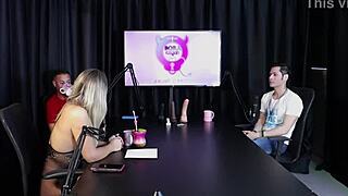 blonde strips after guest says he liberated a woman