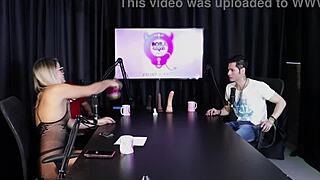 blonde strips after guest says he liberated a woman