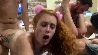 Three Wild Chicks Bending Over for Hot Doggystyle Action in a Steamy Amateur Orgy. Voyeur Cuckold Thrills Await!