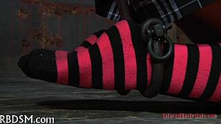 Intense whipping in sadomasochism