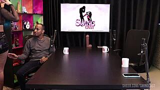 Compilados Do Negro Top Delicia E Alice Vasconcelos No Swing Cast Com Tifany Rocha - Watch On Sheer Red