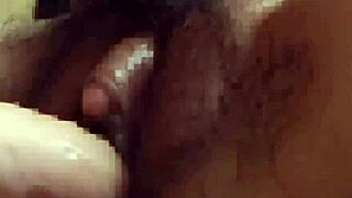 Japanese FTM gets off with dildo while watching erotic clips, wow!