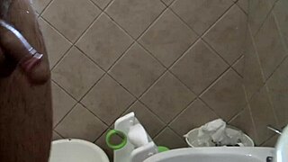 I’m shocked seeing stepmother masturbate while spying on stepson in shower