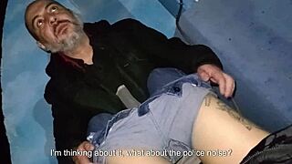 Couple Peeing and Having Sex in Public Behind Church