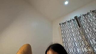 Exotic Babe Craves Hot Jizz Load on Her Eyeglasses!