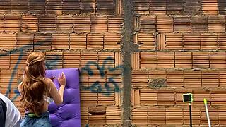 Saw a Latina teen toy used outdoors for public anal play. Real doll got worked hard.