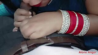 Newly married couple films steamy moments as wife rides husband hard