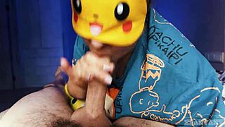 Hey xsanyany, can you give a wild Pikachu handjob and suck me off blindfolded?