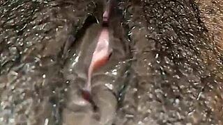 dirty slutty maid peeing indoors in sexy lingerie