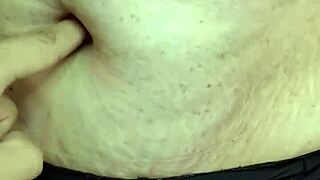 Exploring A Milfs Navel With Belly Massage Fetish