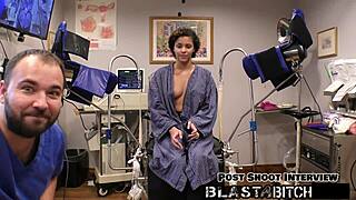 doctor intensely blasts rebel wyatt's pussy with cum in latex