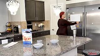 Stealing Stepdaughter's Cherry Tits and Honey Pussy for a Hard Fuck