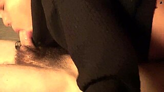 Latina chokes on deepthroat gagging hairy cock