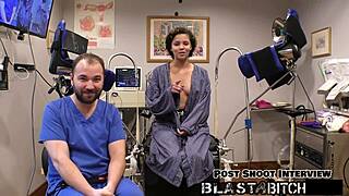 doctor intensely blasts rebel wyatt's pussy with cum in latex