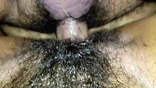 hairy creamy pussy gets fucked in beaver and cock encounters