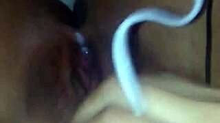 First Time Exploring Close-Up Sensations with a Little Toy