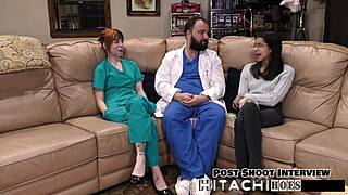 Ditria Rose forces orgasms with vibrator on lesbian partner