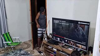 Damn, cute Latina takes huge cock in wild interracial anal!