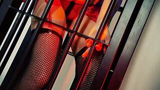 Sexy sluts Mai Bailey and Krystal Webb in lesbian fetish ass licking pussy fingering scene