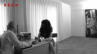 i can't get enough of nyomi banxxx, black babe, taking white cock in her pussy!