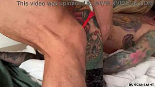 Meeting up with tattooed blonde Ava Austen in London?