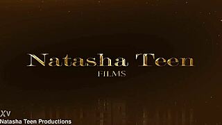 Daniela Garcia takes on two guys in intense anal action with monster cocks, gaping her big ass!