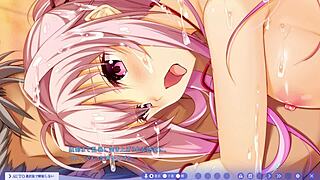 behind the scenes, higashigasaki yuno dances lewdly as a captive doll in episode 9