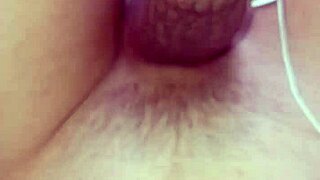 Showing My Dick Piercing Holes While Masturbating Solo With Monster Cock