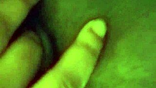 retro blue film striptease and masturbation