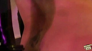 Hey, busty redhead slut, ready for double anal in this filthy bathroom?