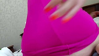hot mature brunette indulges in solo play for homemade fans.