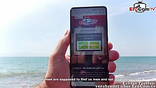 Public squirt with German agent and Latina milf 😲