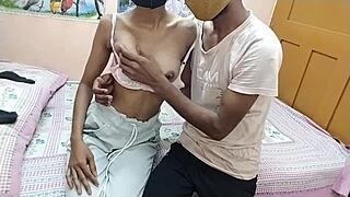 uhh, me and bf got wild, indian stepsister dimple doin’ it at home!