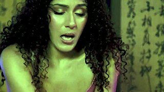 uhh, liv revamped and queenie sateen, busty brunette client seduced by curly teen masseuse!