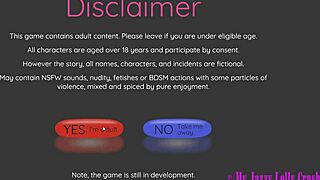 Dialogic provocative line, hey, wanna see frieren dissolve her clothes for double penetration play?