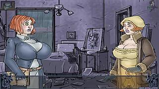delirium part 9 unleashes wild hentai groping with a busty redhead in lovecraftian chaos.