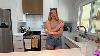 cheating rock paper scissors leads to fucking girlfriends roommate river lynn.