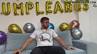 My birthday surprise, a steamy foursome with three hot Colombian Latinas ready to please!