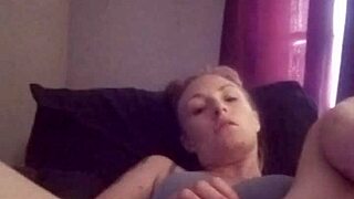 snow bunny plays with pussy toys in shaved solo