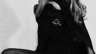 Horny witch uses a cane to pleasure herself, experiencing intense satisfaction