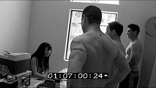 Paulina James Sucks Two Big Cocks Hard