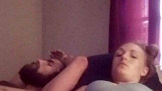 snow bunny plays with pussy toys in shaved solo