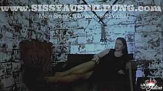 Training time for German sissy-bitches in full feminization mode!