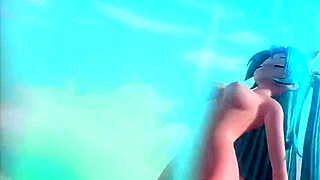 hatsune miku in full nude cat costume, so hot!