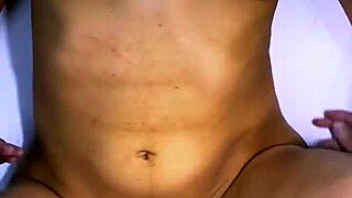 stepdad and best friend shared a naughty laugh in the kitchen. they ended up kissing.