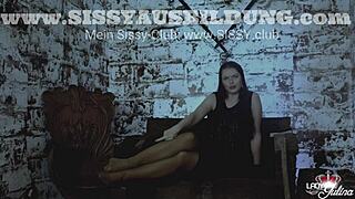 Training time for German sissy-bitches in full feminization mode!