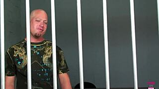 Man Banged By Sexy Brunette Police Officer After Public Pissing